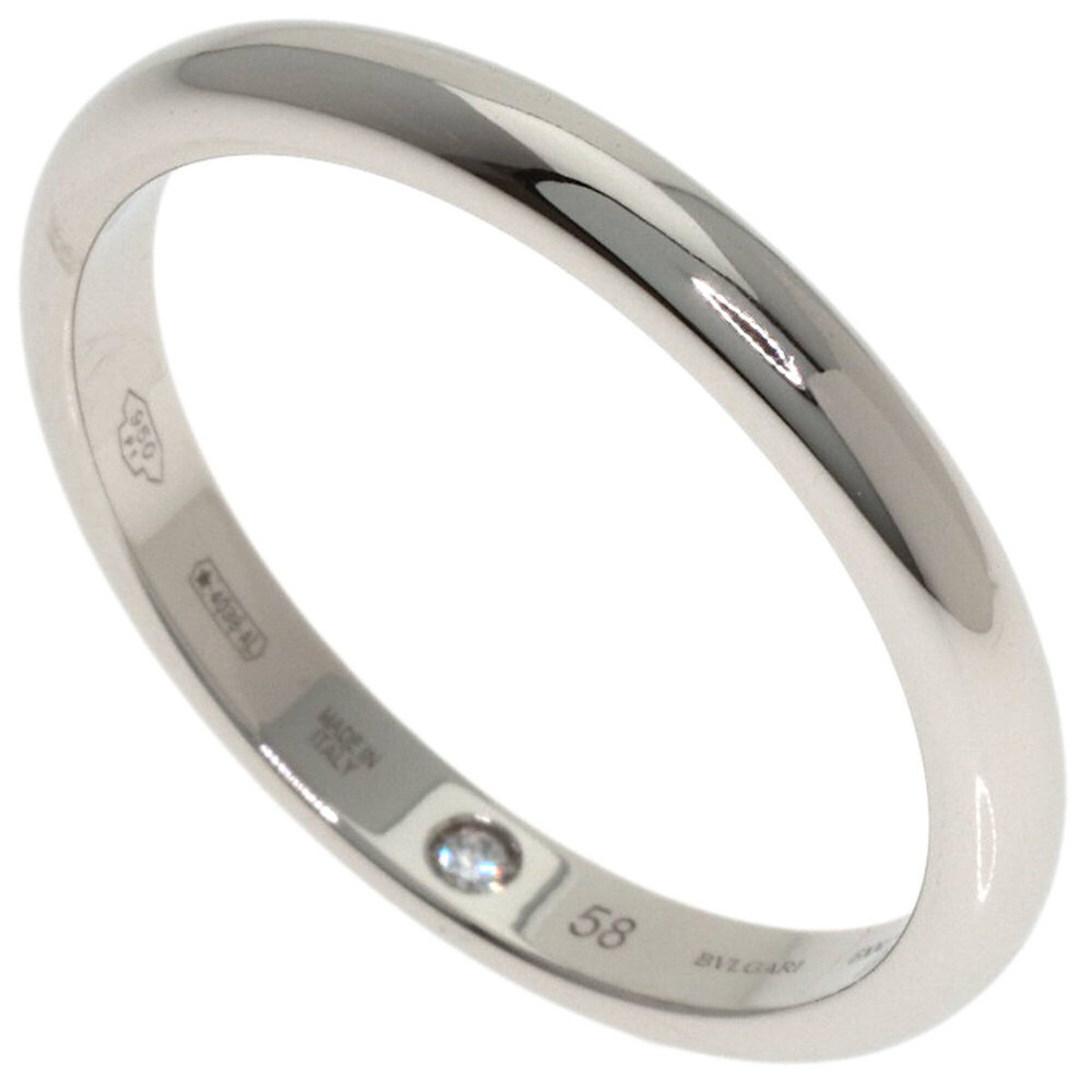 BVLGARI Silver Diamond Ring #58